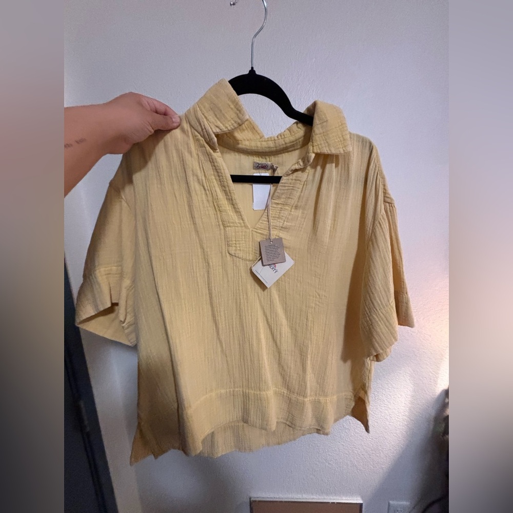 Faherty Yellow Women's Top